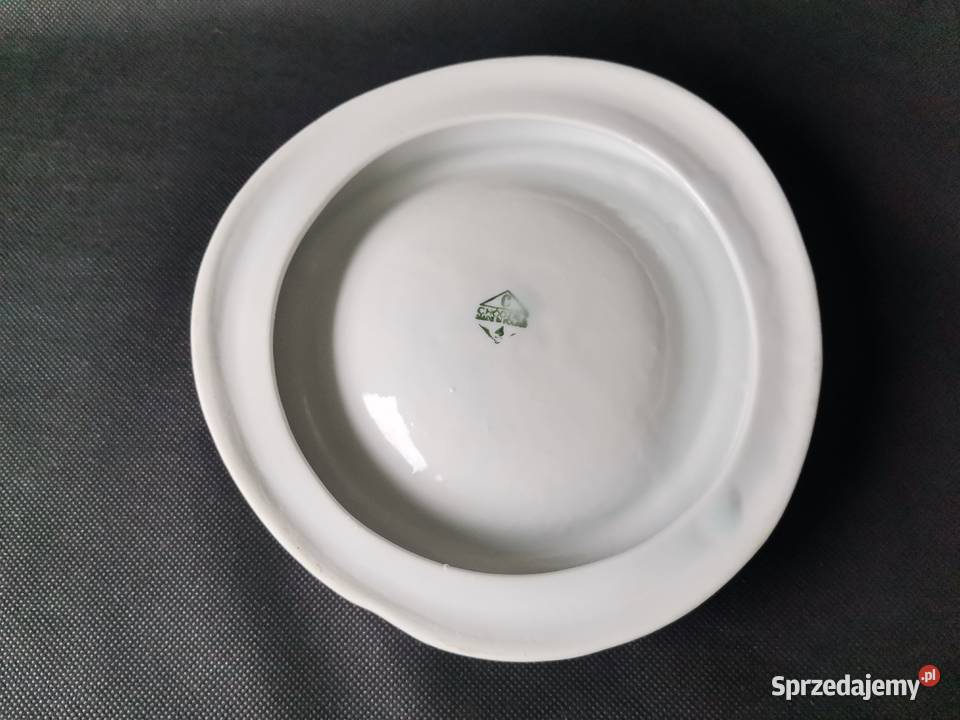 Stara duża nieużywana popielniczka w kwiaty śląskie Katowice