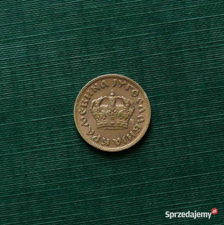 JUGOSŁAWIA 1 dinar 1938r Numizmatyka Gliwice