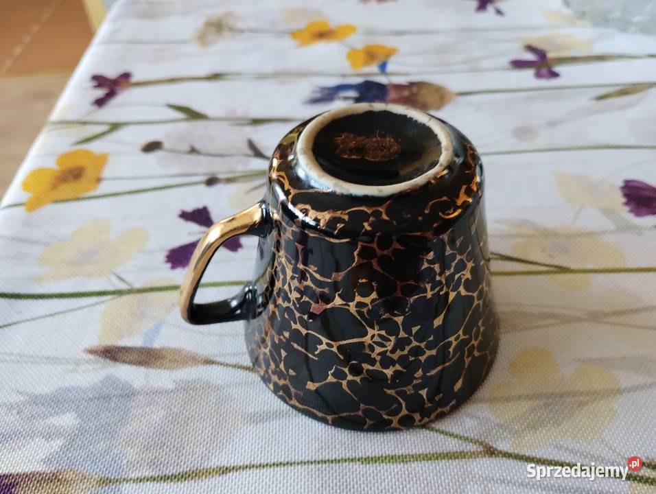 PRL filiżanka porcelana marmurek Kutno