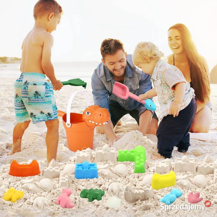 15 sztuk zabawek do piasku na plażę dinozaury Pozostałe śląskie Zawiercie