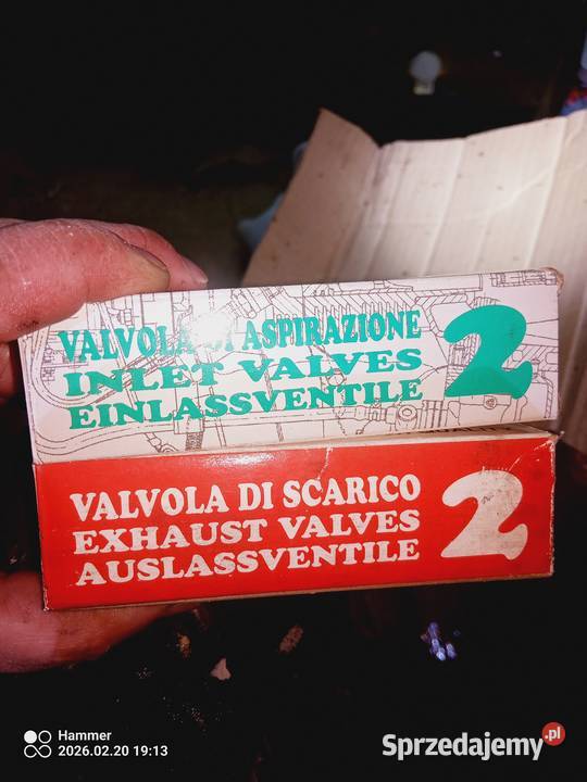 Zestaw nowych zaworów fiat 126p osobowe Twardogóra