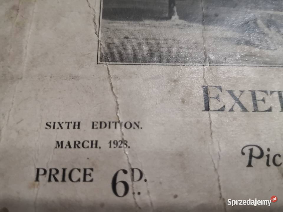 Książeczka o katedrze w Exeter z 1928 roku Częstochowa