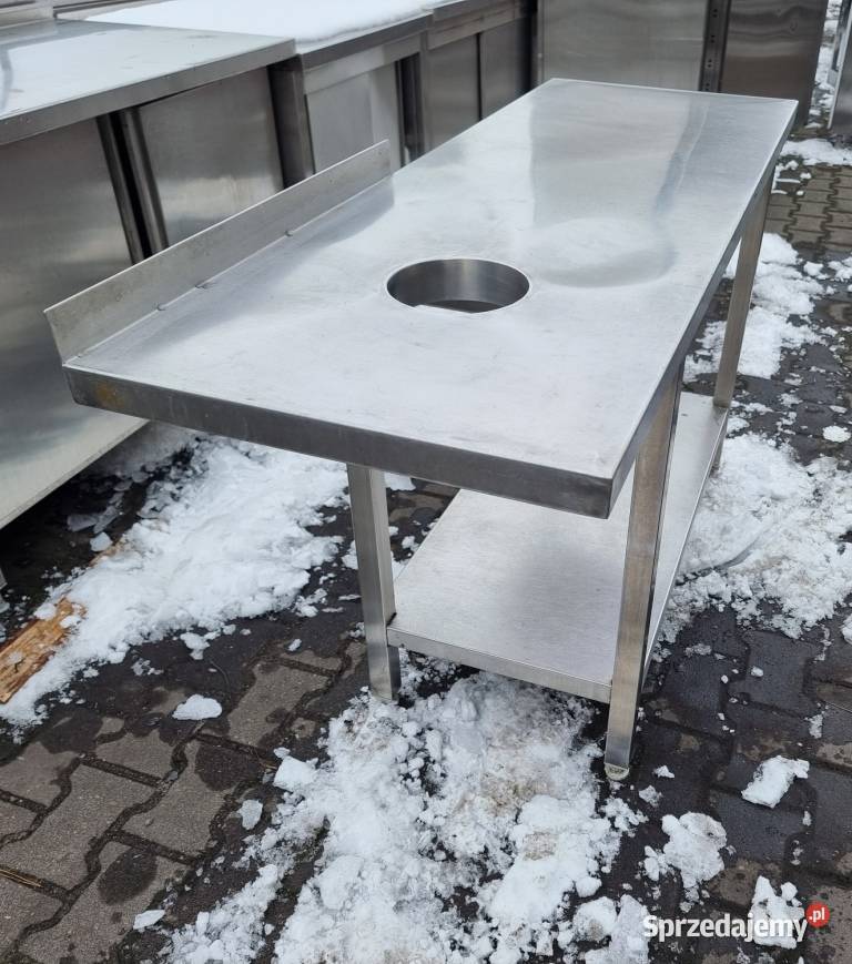 Stół Gastronomiczny Z Dziurą Na Odpady 1405085 M Nowe Skalmierzyce