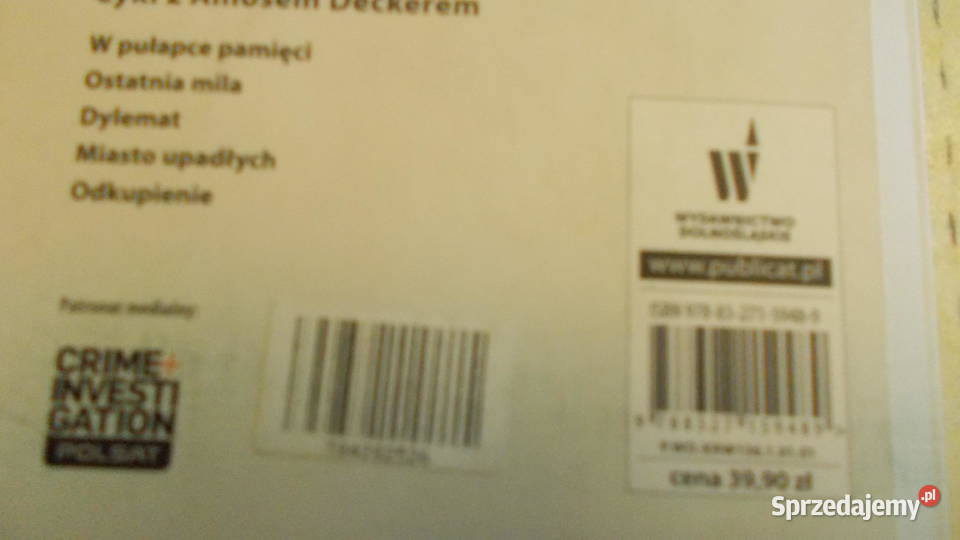 David Baldacci Odkupienie Proza i poezja