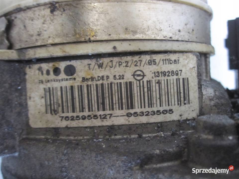 OPEL ZAFIRA B pompa wspomagania 13192897 Kielce