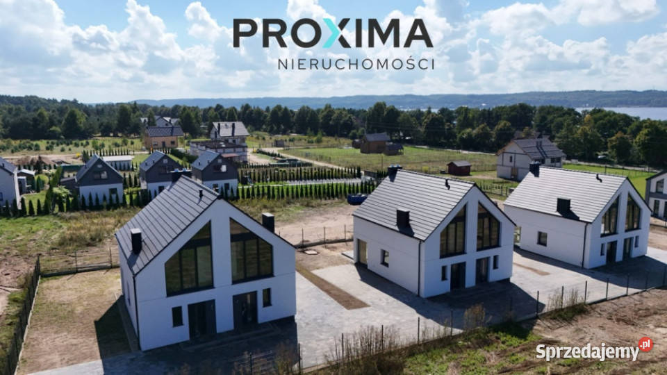 Nowoczesne domy jeziora i morza Lubkowo