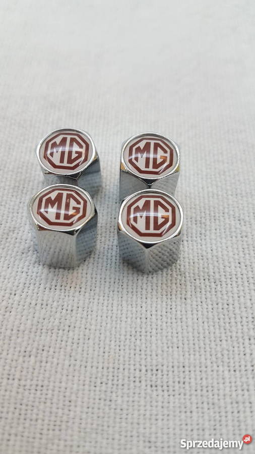 MG NAKRĘTKIKAPTURKI NA WENTYLE CHROM METALOWE