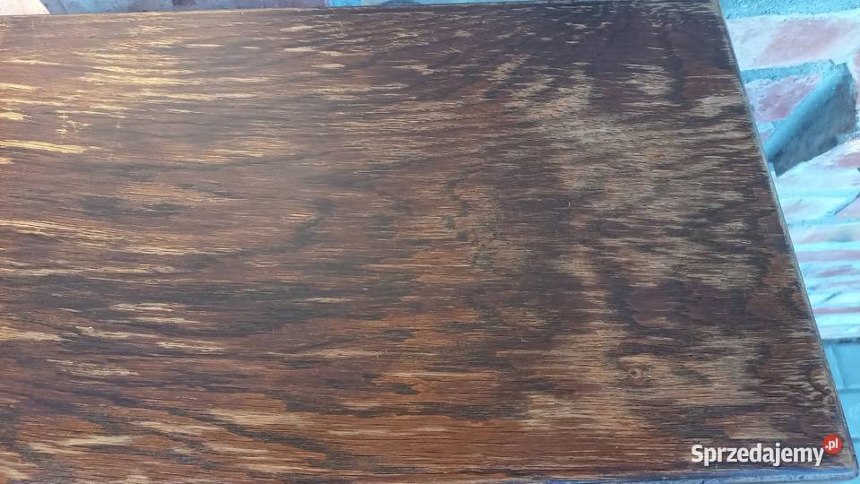 Stolik dębowy kawowy Kwietnik Stojak na kwiatek Gawroniec sprzedam