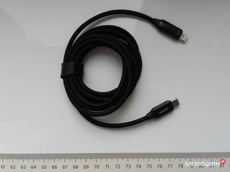 Toocki kabel USBC do iPhone PD 36W transmisja