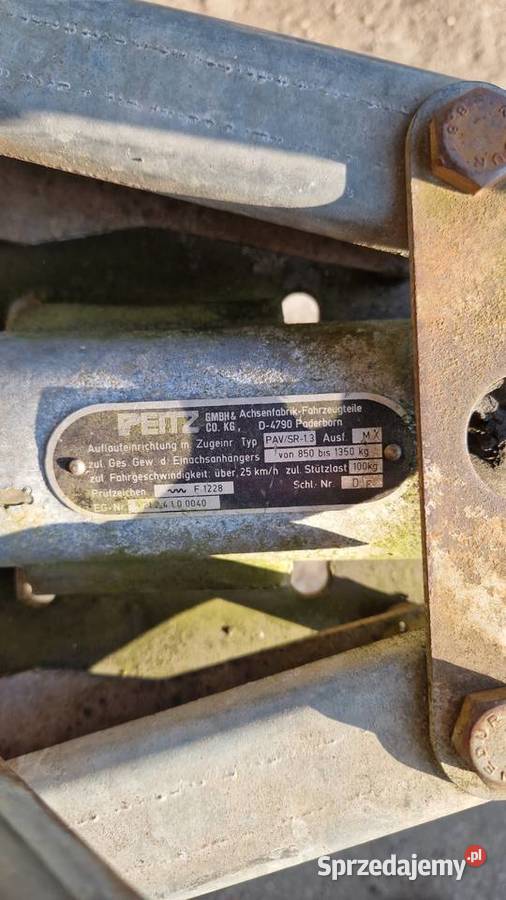 Przyczepka saris 1300dmc Zbiersk