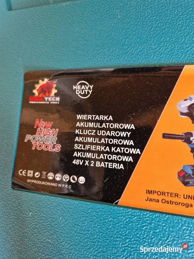 Zestaw narzędzi akumulatorowych WKRĘTARKA