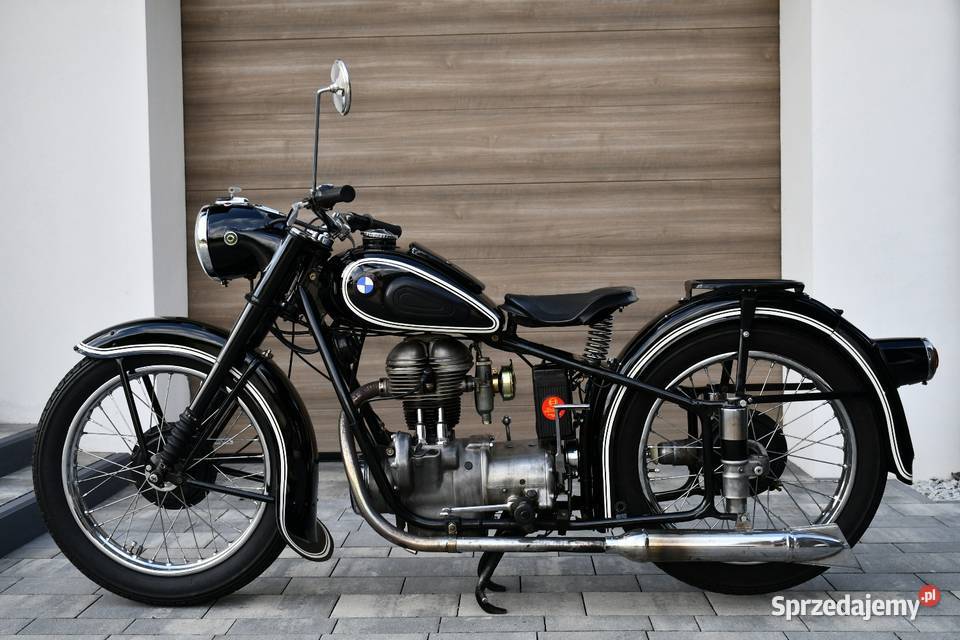 Bmw R25 z 1951 roku numery zgodne benzyna Gdańsk