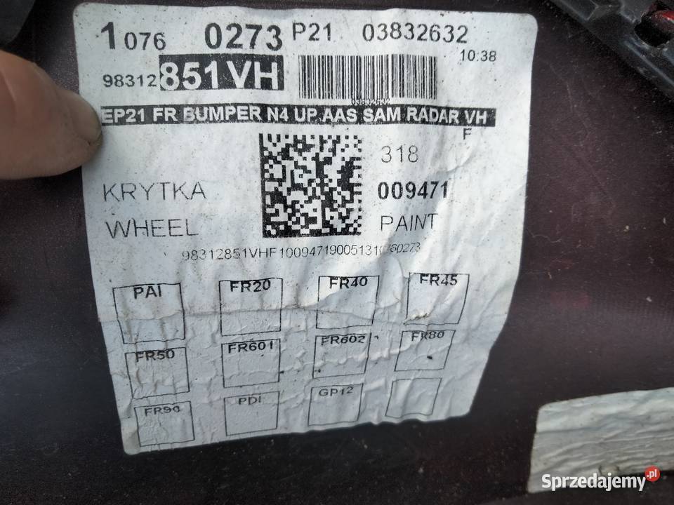 Peugeot 208 II 2 GTline zderzak przód przedni sprzedam