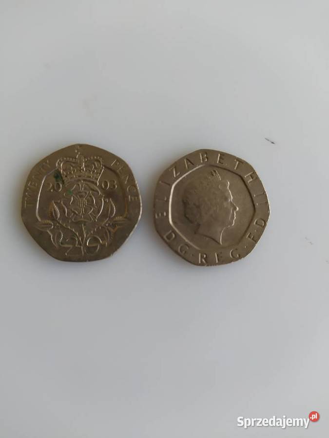 Moneta 20 TWENTY PENCE UK Olecko
