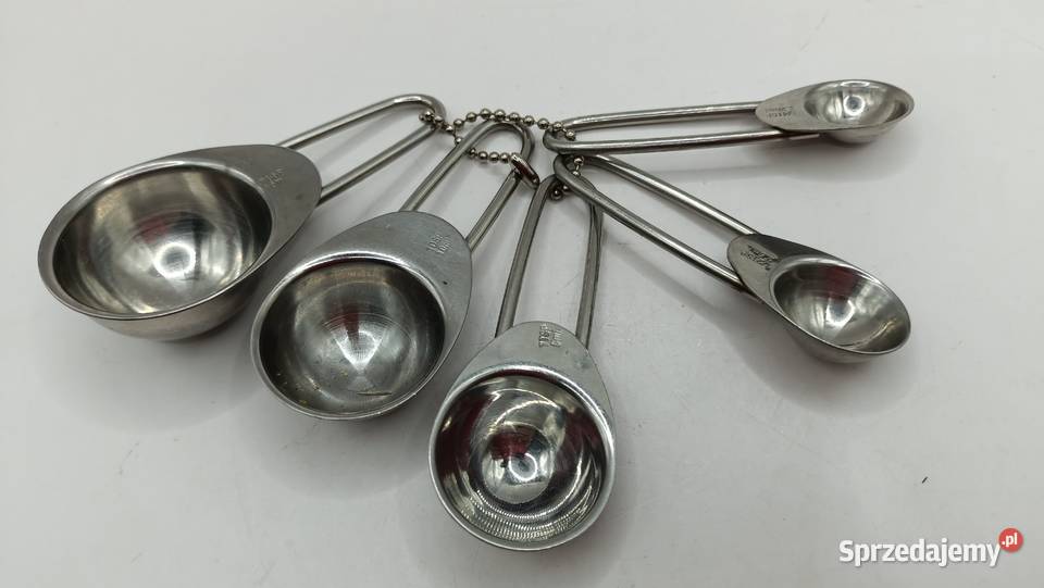 Metalowe marki łyżeczki zestaw 5 sztuk Akcesoria cukiernicze Zamość
