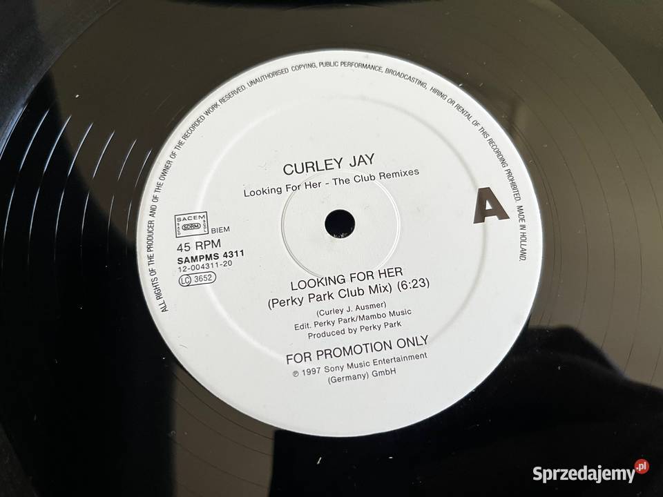 Curley Jay Looking For Her The Club Remixes sprzedam