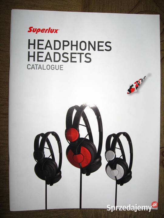 Superlux Headphones Headsets Catalogue katalog Kępice sprzedam