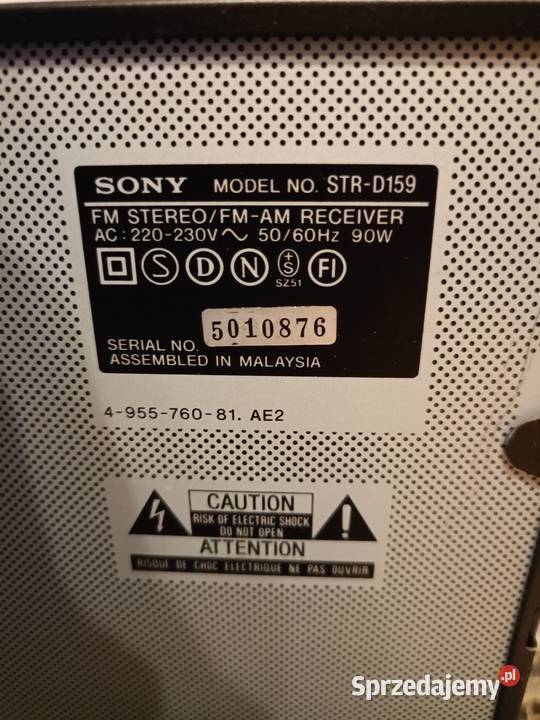 Amplituner SONY STRD159 Drawski Młyn sprzedam