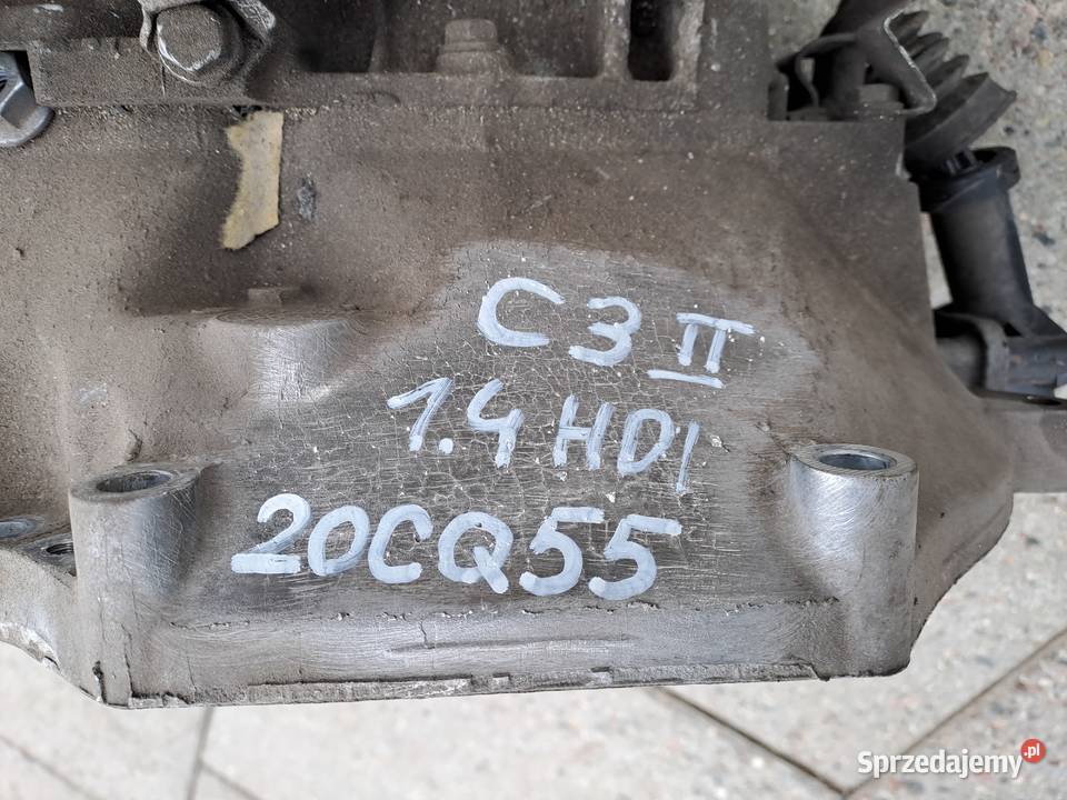 Citroen C3 II 14 HDi skrzynia biegów kod 20CQ55