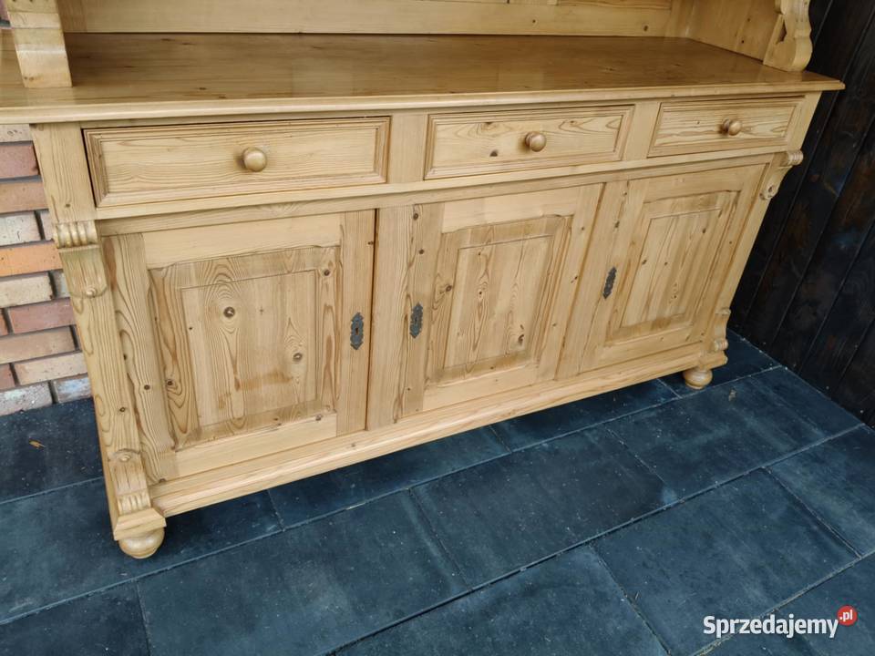 Kredens wiejski sosnowy Kredensy i witryny lubelskie Leszkowice