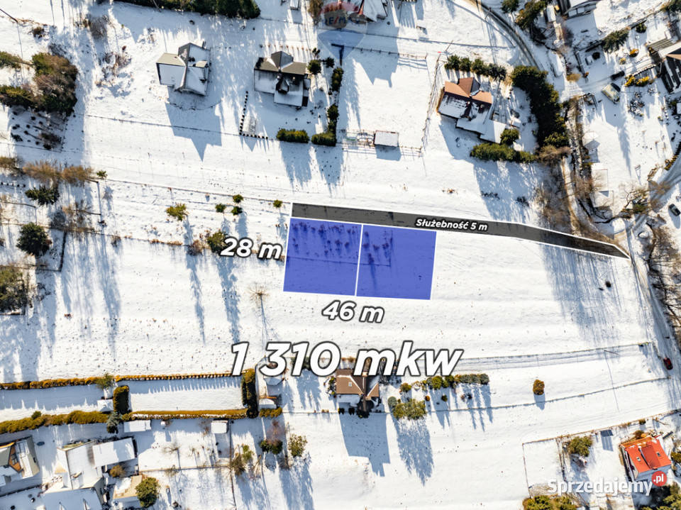 Widokowa Działka budowlana 1310 m Nowy Targ