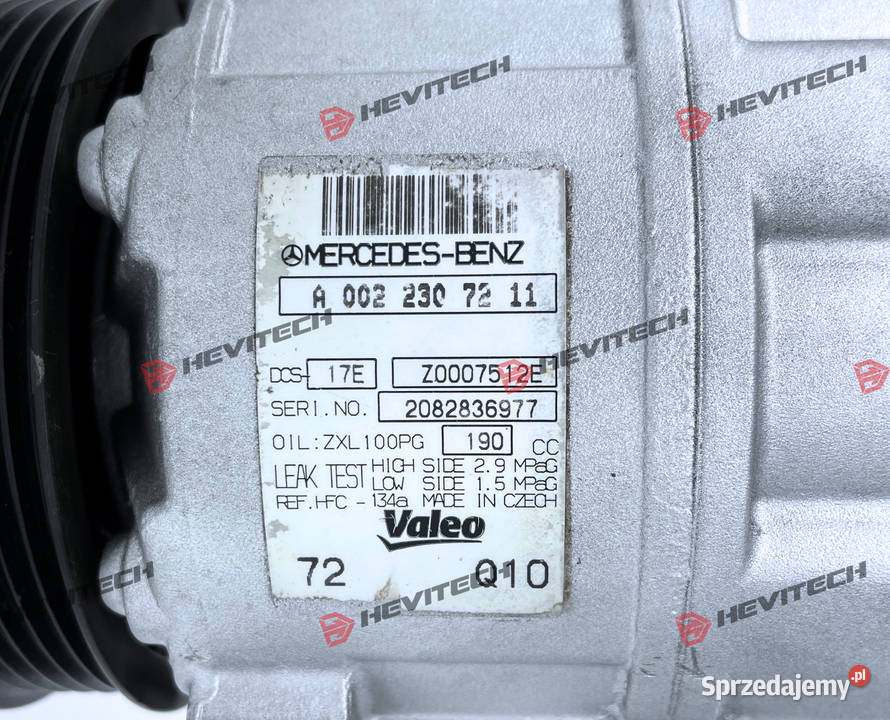 Kompresor klimatyzacji MercedesBenz Z0022307211 Gądki sprzedam