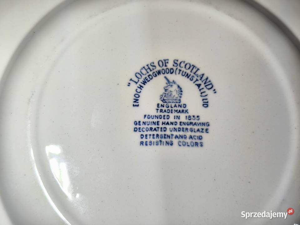 Talerz obiadowy płaski angielski Lochs of Porcelana i szkło Chełm