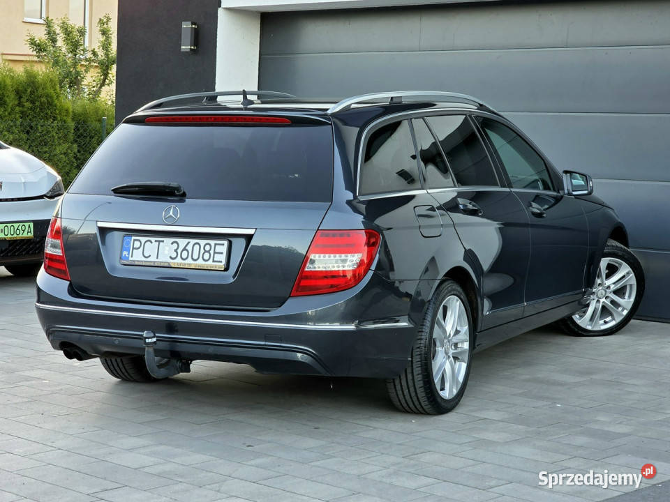Mercedes C 200 bezwypadkowy zarejestrowany w relingi dachowe wielkopolskie Czarnków