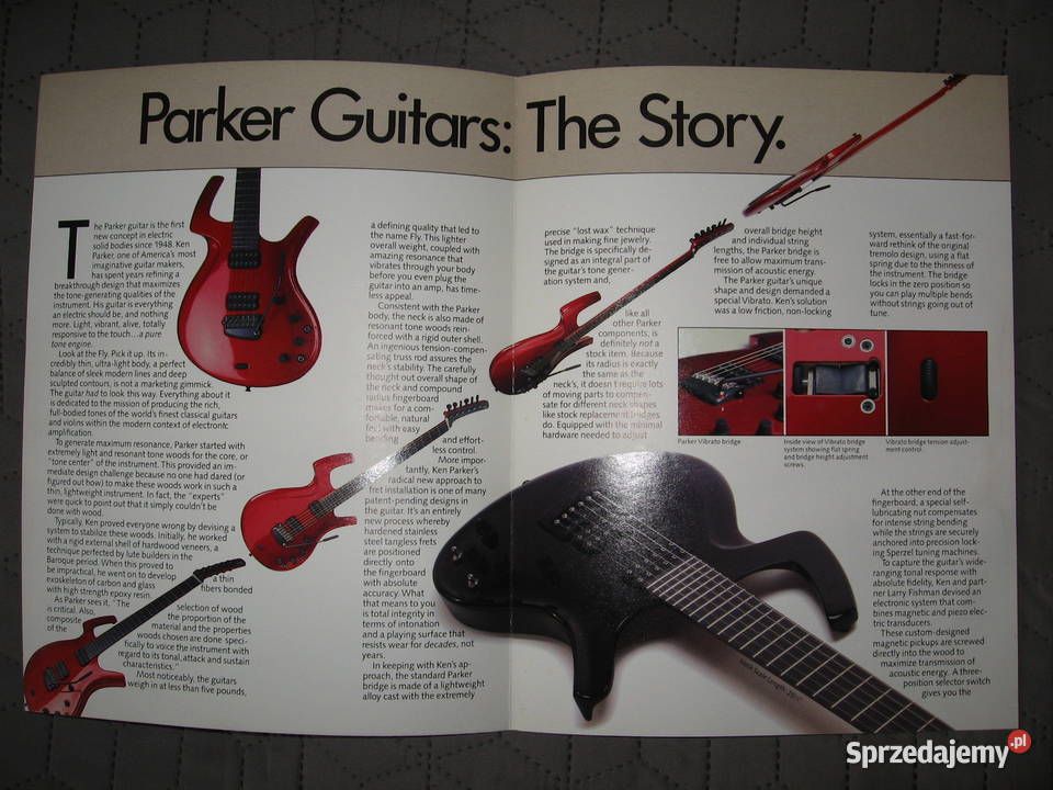 Parker Guitars broszura Kępice sprzedam