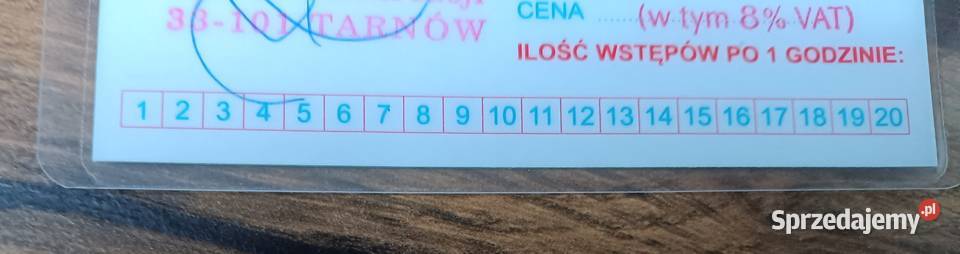 Karnet na basen TOSiR