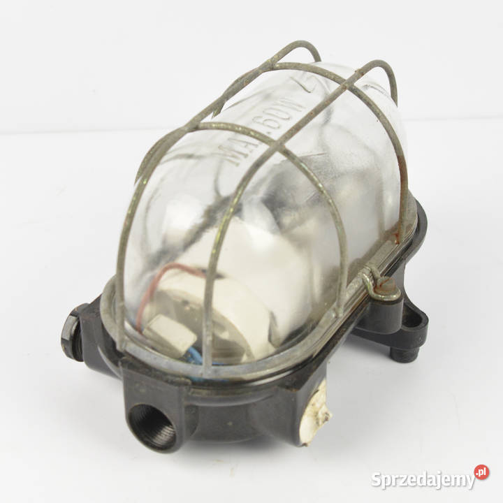 Kinkiet industrialny Fabryki Materiałów Warszawa