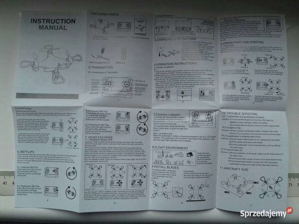 Dron Mini zdalnie sterowany Nowa zabawka Bydgoszcz