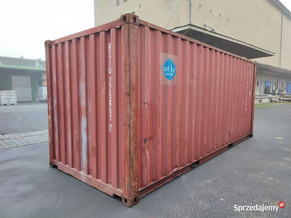 Kontener morski magazynowy 20DV 6 metrowy podlaskie Mońki sprzedam