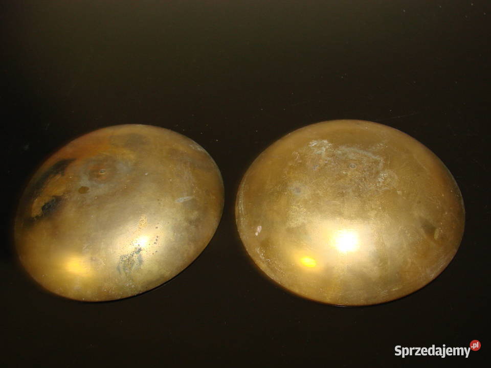 mosiężne miseczki podstawki Pruszcz Gdański