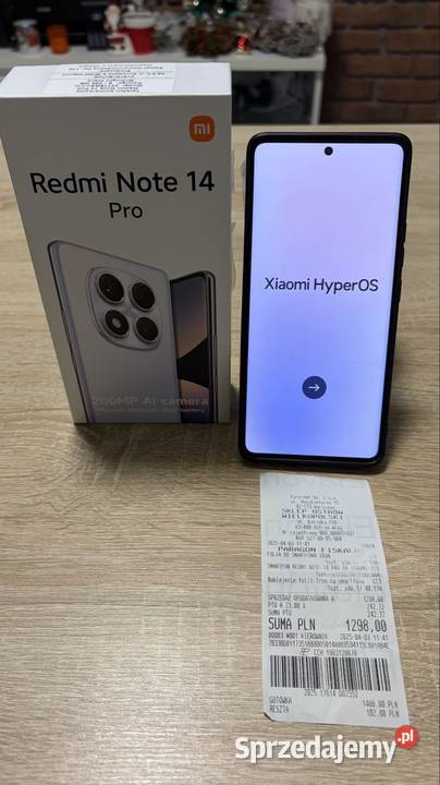 Sprzedam Xiaomi Redmi Note 14 pro 8256 2 etui 2 Boczków