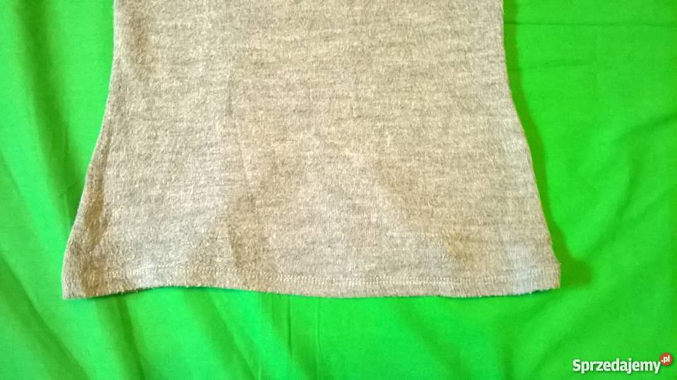 Śliczny szary golf bez rękawów golf Swetry i golfy Warszawa