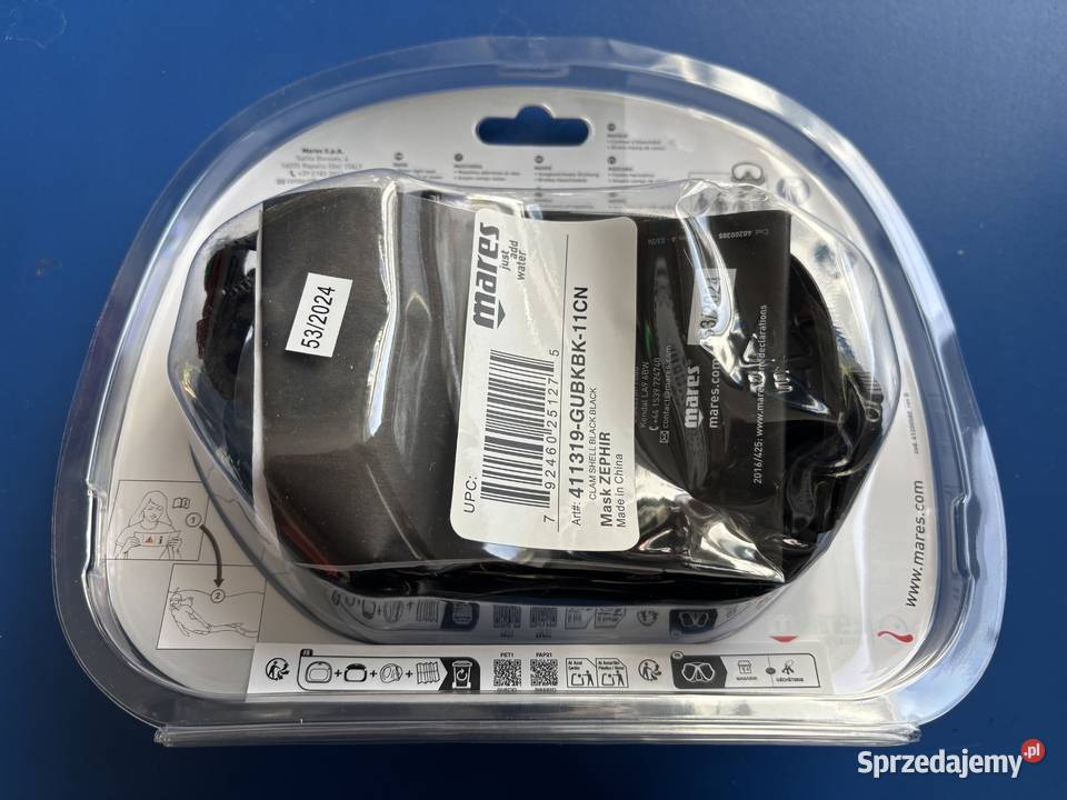 Maska do nurkowania Mares Aquazone Zephir śląskie Bytom