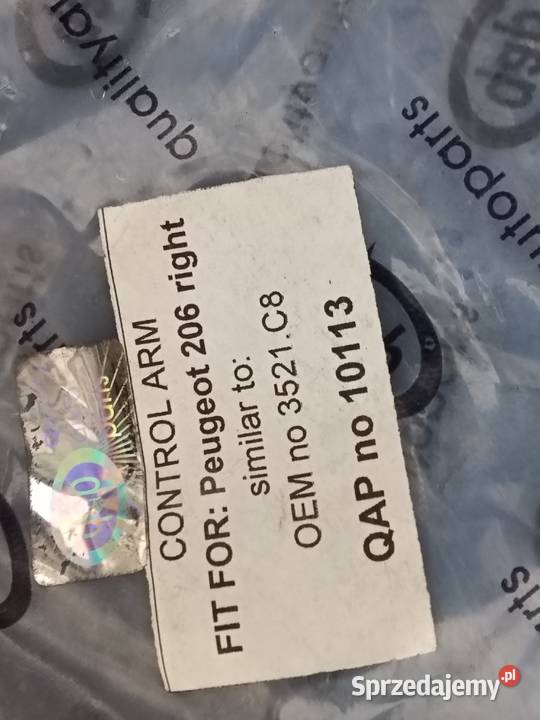 Wahacz przedni 2x lewy prawy Peugeot 206 przód osobowe sprzedam