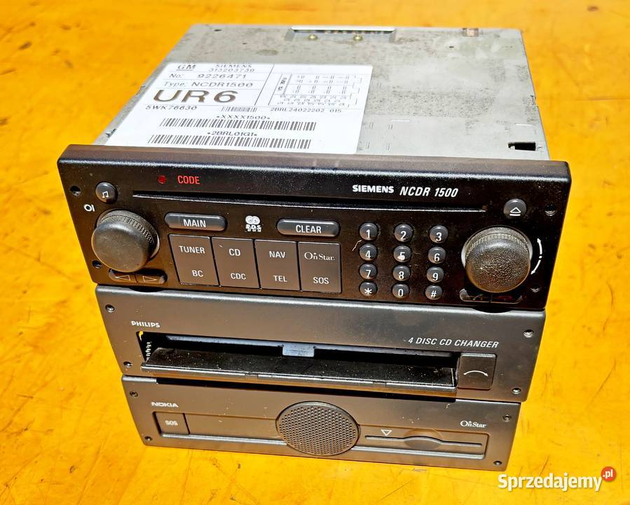 OPEL FRONTERA B 2003 RADIO OTWARZACZ SIEMENS Radom