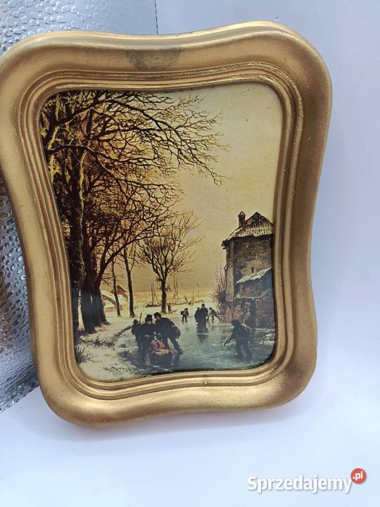 Obrazek w ramie reprodukcja zdjęcie Italy styl Malarstwo Zamość