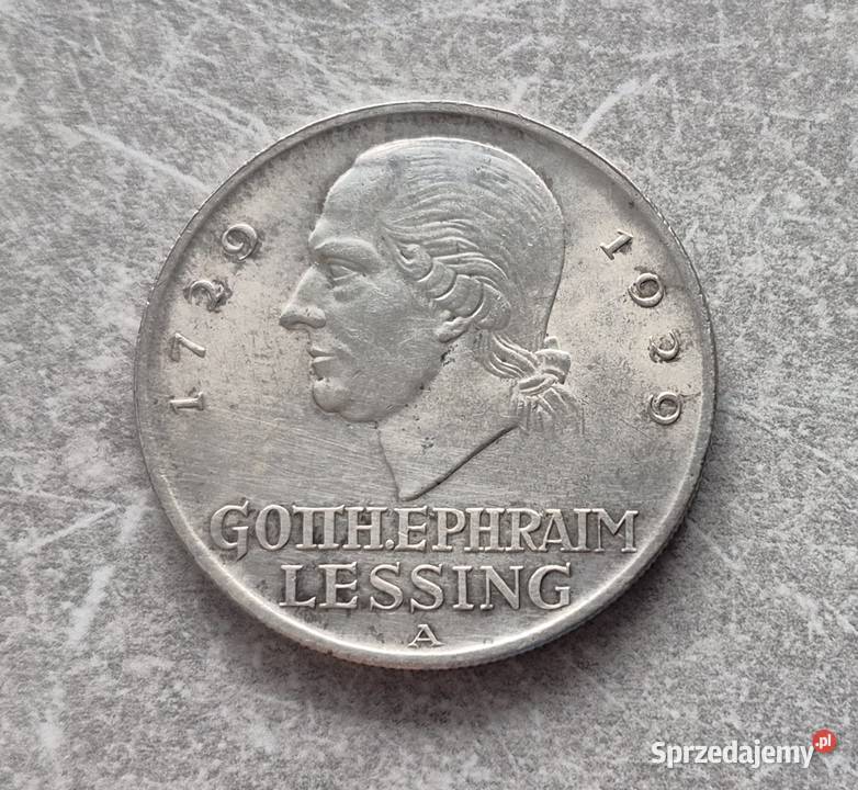 9 NIEMCY WEIMAR srebro 5 Marek 1929 r A Wola Kruszyńska sprzedam