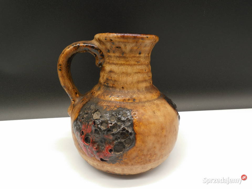 Wazon BAY KERAMIK Fat Lava West Germany Vintage Raszków