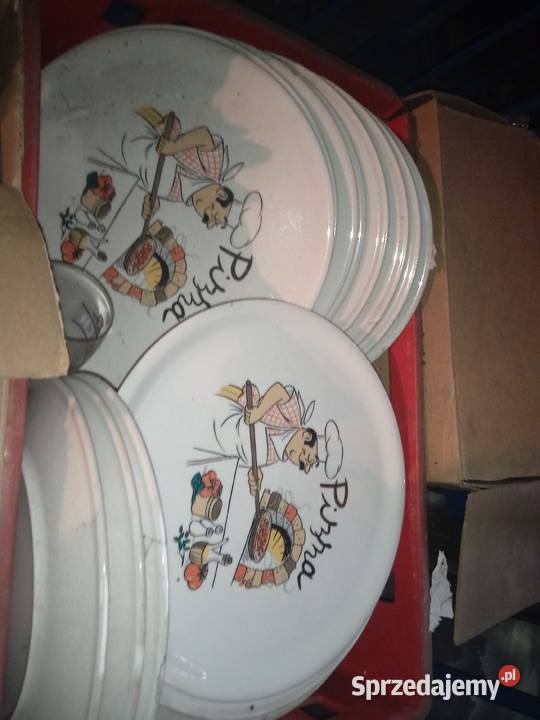 Talerz pizza kufle kubki sosierka sprzedam