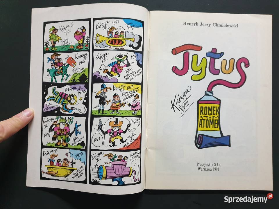 Tytus Romek i ATomek księga XVIII wyd3 1991 Rok wydania 1991