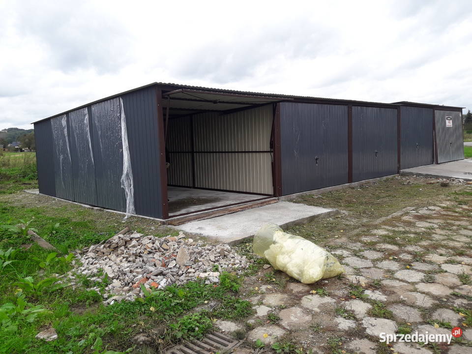 Garaż Blaszany 6x5m ZIELONY garaże blaszane Zamość