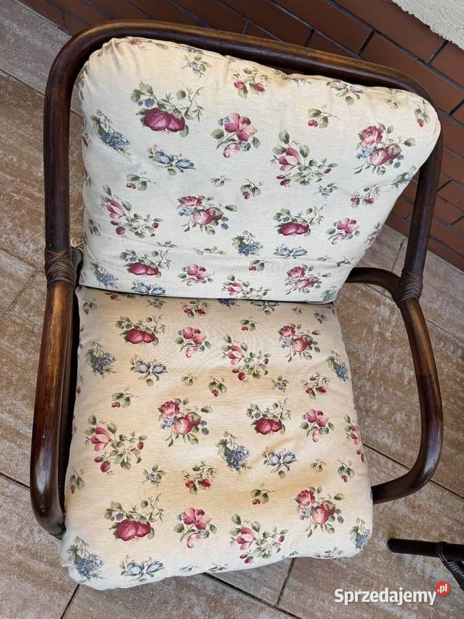 Fotel rattanowy fotelik wiklinowy krzesło na Fotele Garwolin