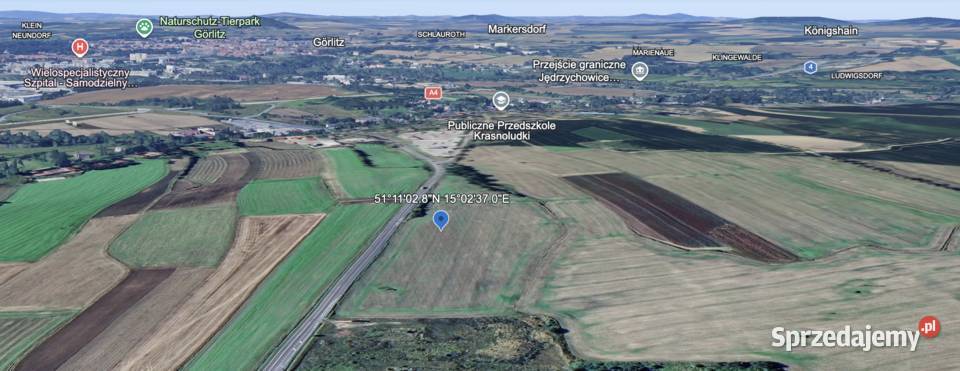 Działka inwestycyjna DK94 Jędrzychowice dolnośląskie