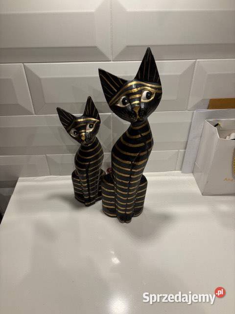 Koty figurki egipskie dolnośląskie Wałbrzych