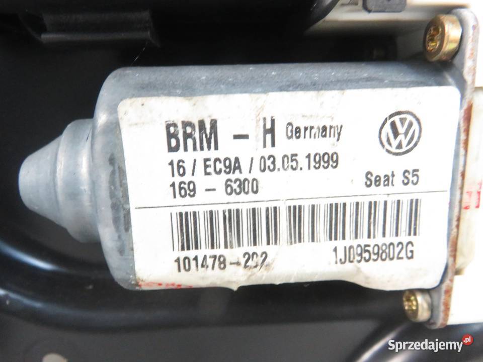 PODNOŚNIK SZYBY PRAWY PRZEDNI SEAT TOLEDO II małopolskie