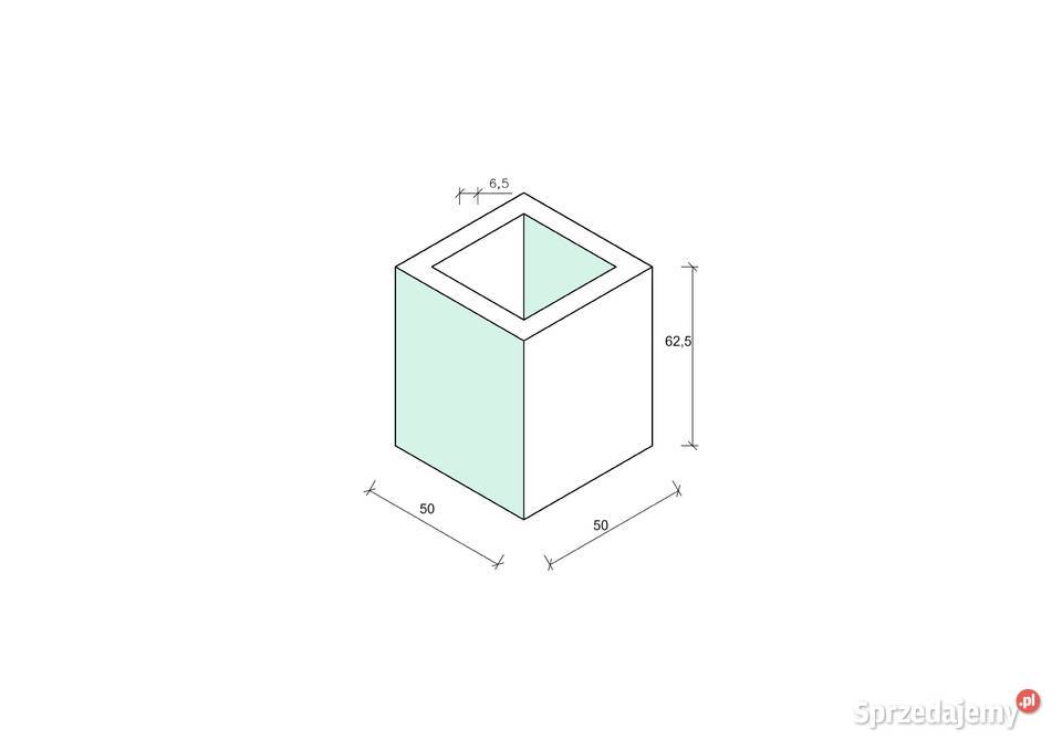 donica doniczki z betonu architektonicznego Prudnik